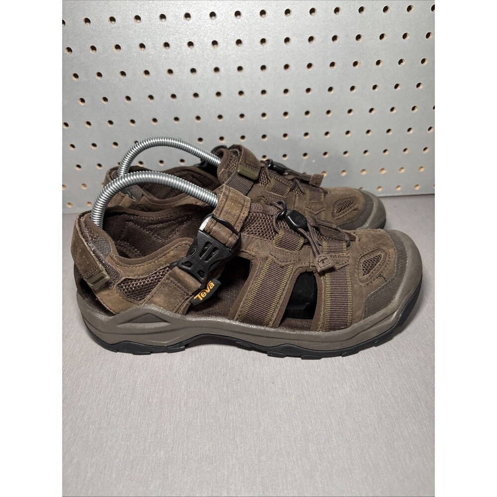 Teva Omnium 2 Sandals Mens Sz 9 Brown Tan Shoes Outdoors Hiking Straps